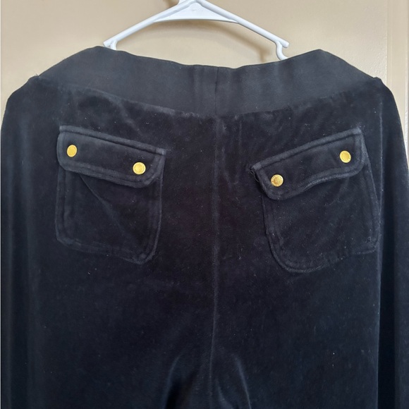 Juicy Couture Black Jogger Pants Large - Picture 3 of 4